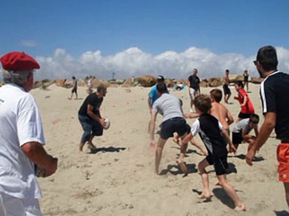 M6/M8/M10 - Beach Rugby contre les Parents - Gâvres - Juin 2017 - L'art de savoir passer ou conssevre sa jeuness