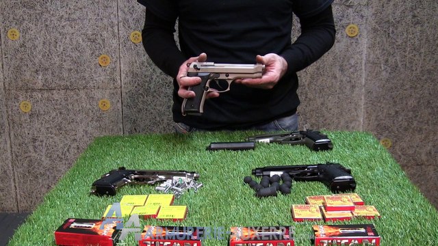 kimar 92, OD Green, TAN 9mm PAK, essais au tirs, arme de défense