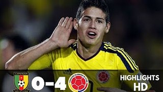 All Goals & highlights HD - Colombia 4-0 Cameroon 13.06.2017 HD