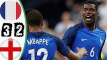 All Goals & highlights HD - France 3-2 England 13.06.2017 HD