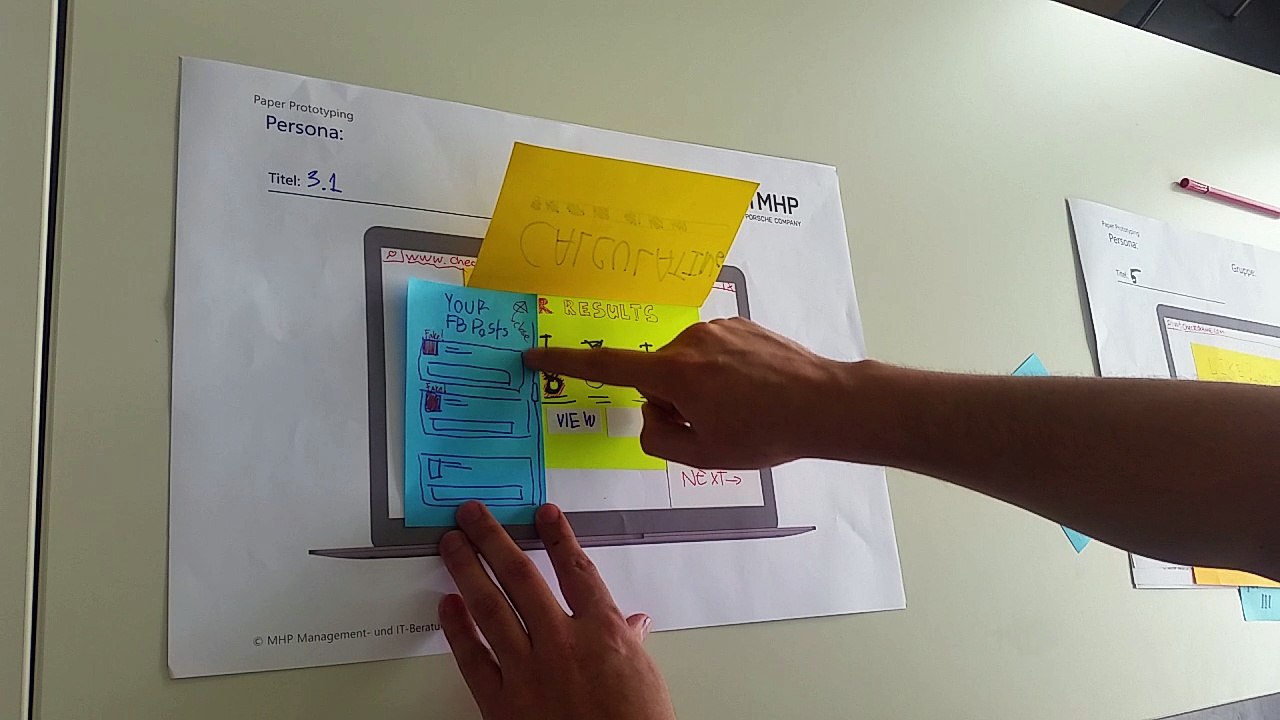 Creative strategies prototype on fake news