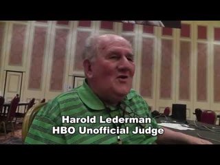Harold Lederman and Experts Prediction On Pacquiao vs Algieri - esnews boxing