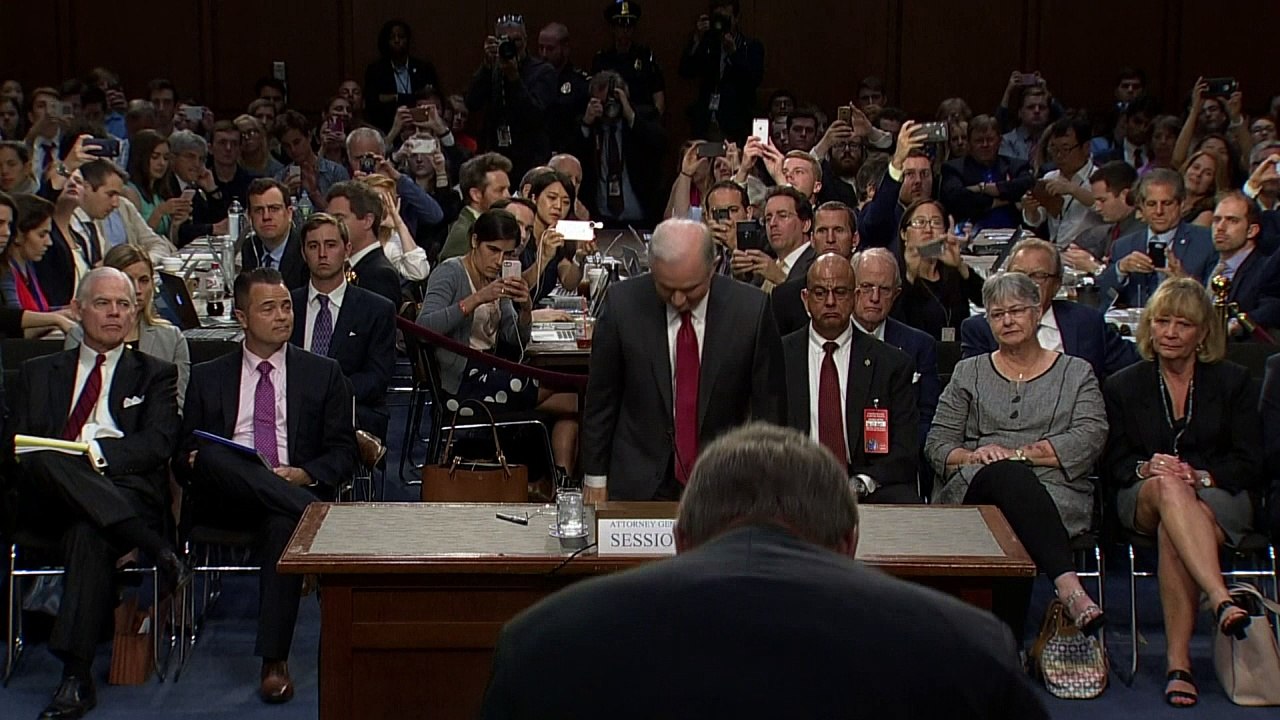 Jeff Sessions hits out at Russia collusion accusations