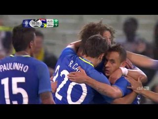 Brasil 4x0 Austrália: gols Diego Souza (2), Thiago Silva e Taison