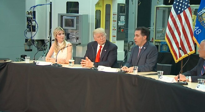 Trump lays out plan for apprenticeships for young people