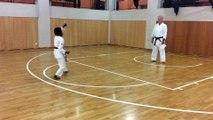 Passage de grade karaté shotokan : Ceinture Noire-Blanche featuring Shen-Rê : 9 ans