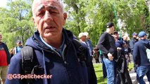 Manchester 'Anti-Sharia' March. Interviews & Footage