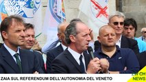 Zaia sul referendum dell'autonomia del Veneto