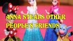 Toy ANNA STEALS OTHER PEOPLE'S FRIENDS + MINNIE MOUSE ELSA ANNA BENNY DORA FROZEN MICKEY MOUSE
