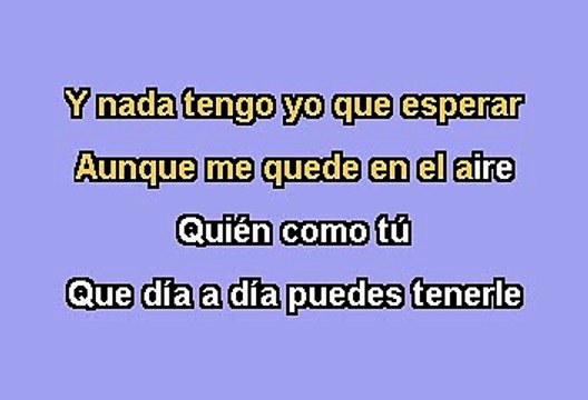 Ana Gabriel - Quien como tu (Karaoke)
