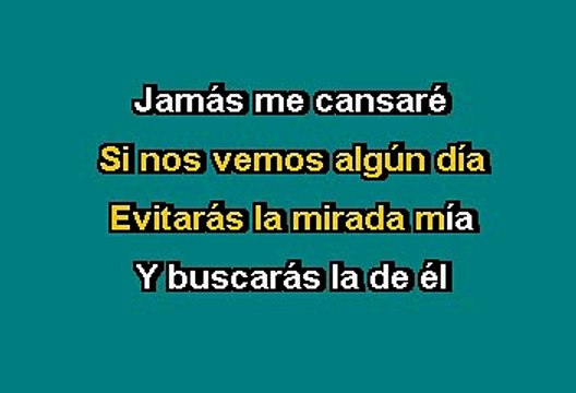 Camilo Sesto - Donde Estés, Con Quien Estés (Karaoke)