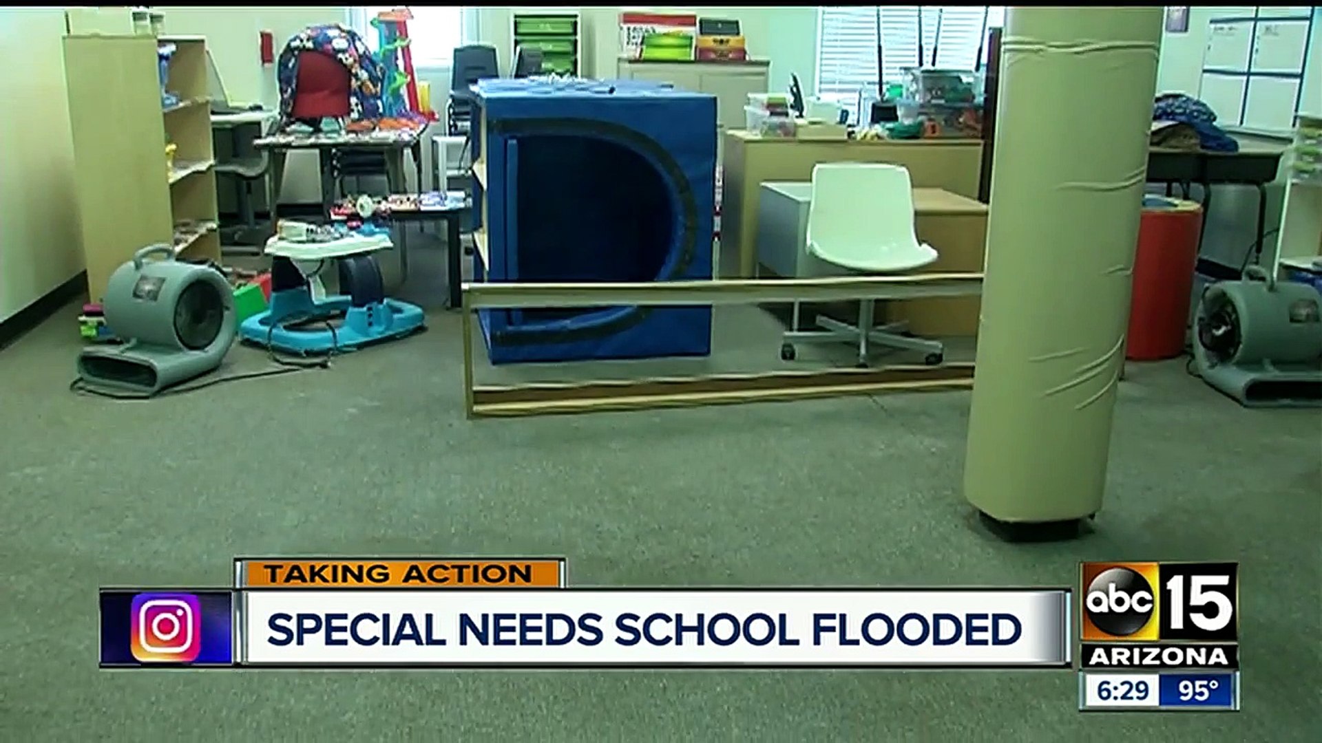 Water leak damages Tempe non-profit special needs school