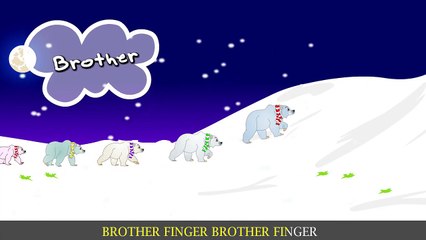 Finger Family Bear Family Rhymes _ Animals Cartoon Finger F