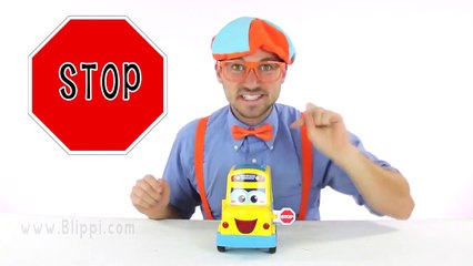 Learn the Alphabet with Blippi Toys _ School Bus Song _ Blippi Toys