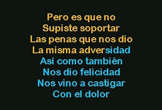 Luis Miguel - La Puerta (Karaoke)