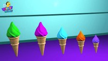 Cone Ice Cream Finger family Songs 3D _ Finger Family Songs For
