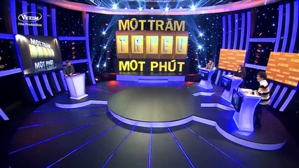Không phải chị không trả lời được mà chỉ... - Một trăm triệu một phút- Million Dolar Minute