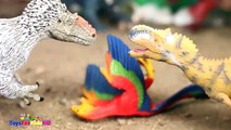 Videos de Dinosaurios para niños Yutyrannus v_s Rajasaurus