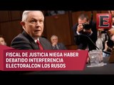 Jeff Sessions rinde testimonio sobre contactos con Rusia