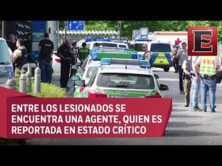 Tiroteo deja 4 heridos en estación de trenes en Múnich, Alemania