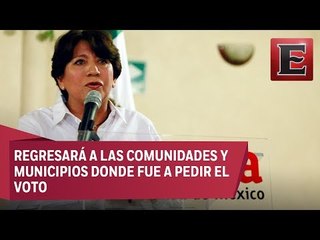 “No aceptaré el resultado si es producto de un fraude”: Delfina Gómez