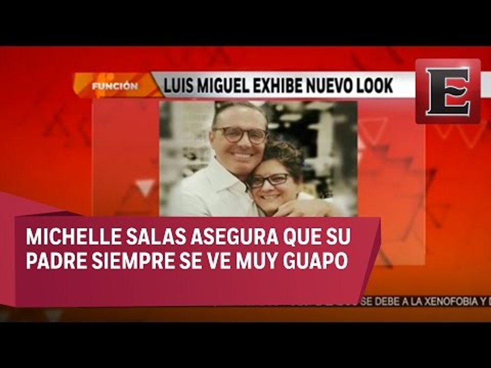 Luis Miguel exhibe su nuevo look y su hija lo a...