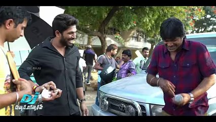 Allu Arjun,Pooja Hegde Box Baddalaipoye Song Making