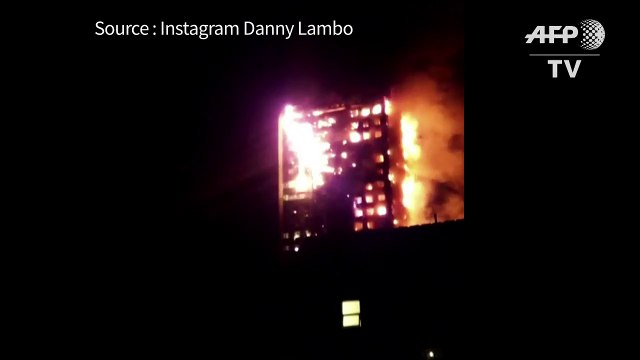 Au moins 30 blessés dans l'incendie d'un immeuble à Londres