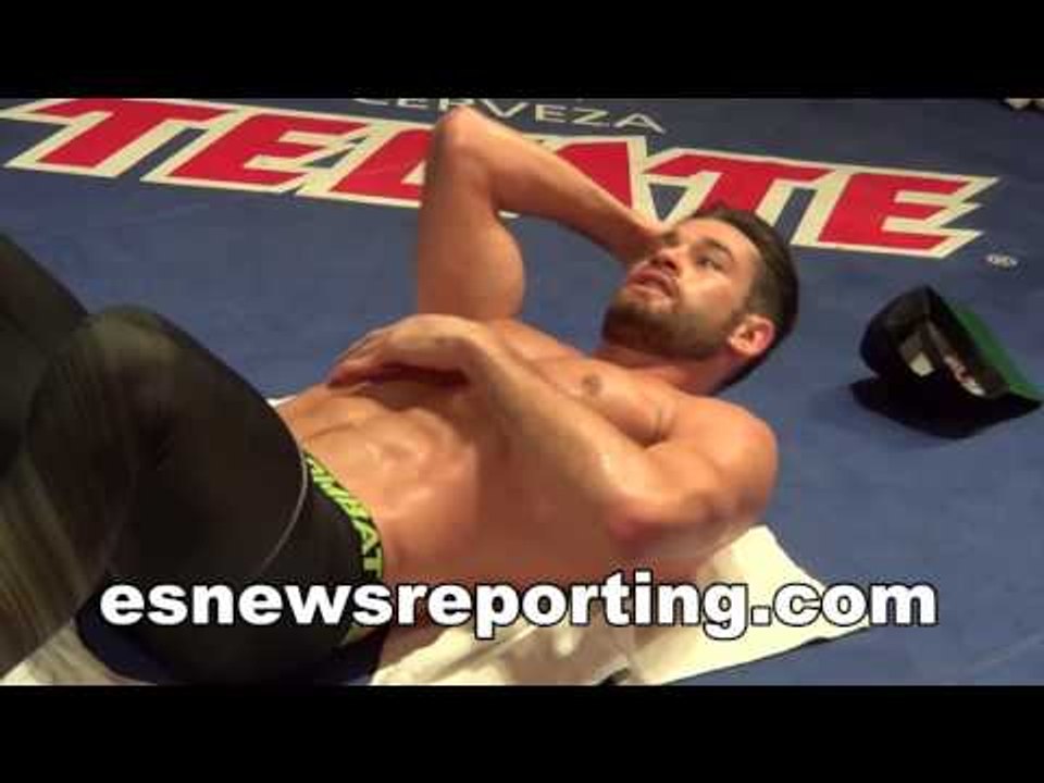 pacquiao vs algieri - Chris Algieri Hardcore Boxing Abs Workout