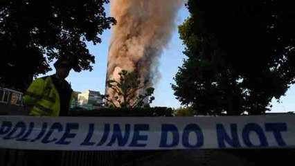 Torre residencial de 27 plantas se incendia en Londres