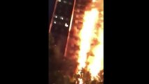 [RAW] London Fire 2017 - LONDON TOWER FIRE - Grenfell Tower Fire - Multiple People Trapped, People Jump Off