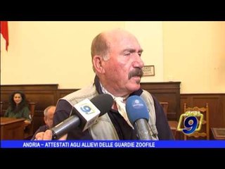 Andria |  Attestati agli alunni delle Guardie Zoofile