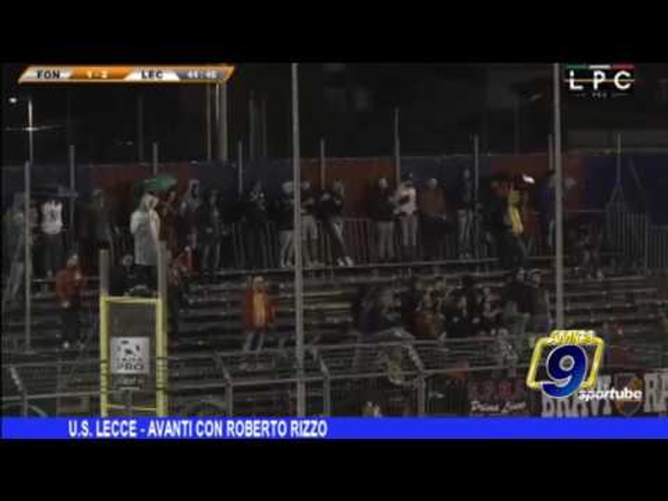 Us Lecce |  Avanti con Roberto Rizzo