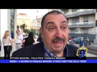 Andria | Il ricordo di Pasquale Massaro, storico direttore della Verdi