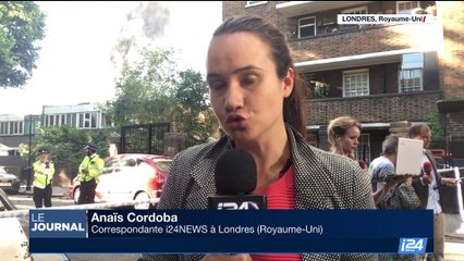 Royaume-Uni - Londres: un gigantesque incendie dans une tour d'habitation