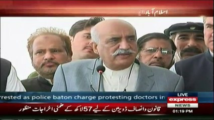 Opposition Leader Khursheed Shah Media Talk - 14th June 2017