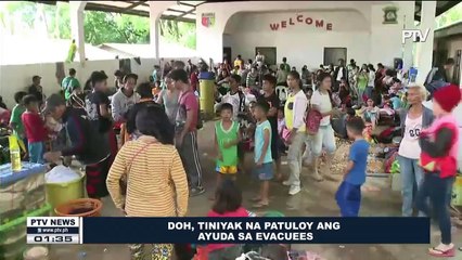 DOH, tiniyak na patuloy ang ayuda sa evacuees sa Marawi City