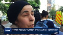 i24NEWS DESK | Tower ablaze: 'Number of fatalities confirmed' | Wednesday, June 14th  2017