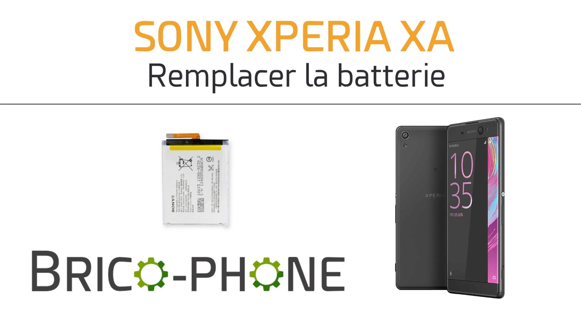 Sony Xperia XA : changer la batterie (HD) - Vidéo Dailymotion