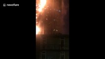 Locals helplessly watch Grenfell Tower fire unfold