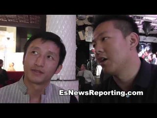 zou shiming on fighting on pacquiao vs algieri card EsNews