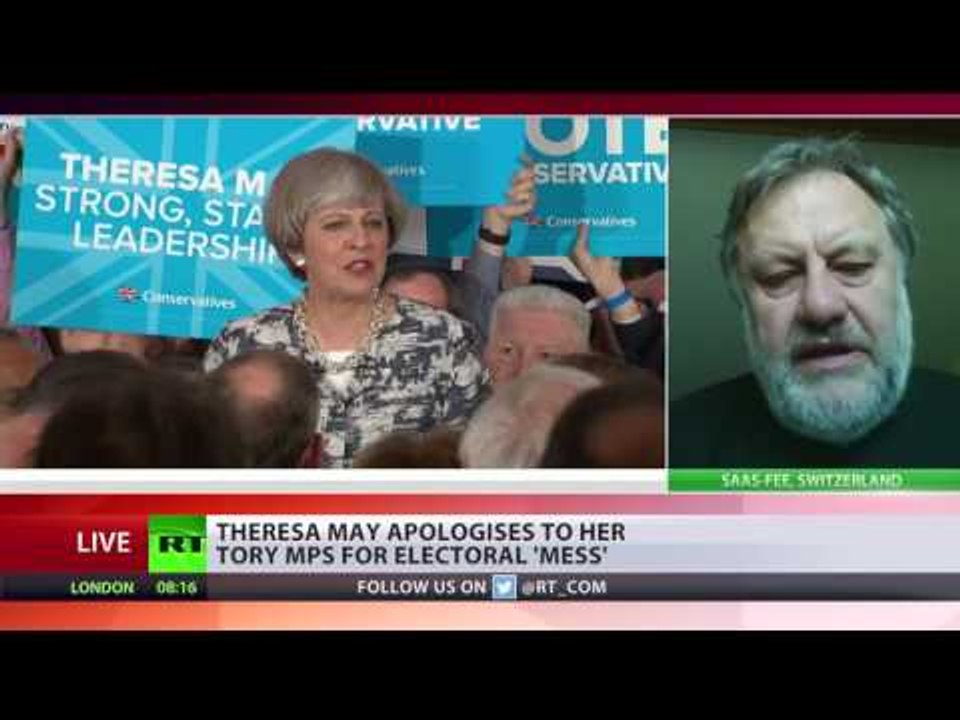 ‘True political miracle’: Slavoj Žižek on UK General Election outcome