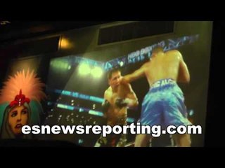 Chris Algieri Watches Provodnikov Fight