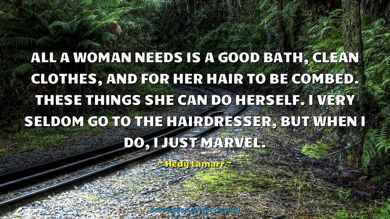 Hedy Lamarr Quotes #1