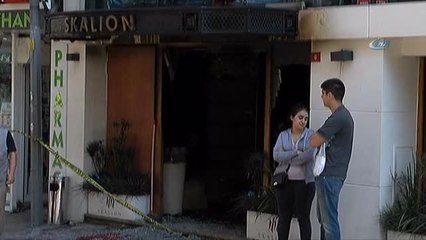 Otelin Yangın Merdivenini Asma Kilit Takmışlar