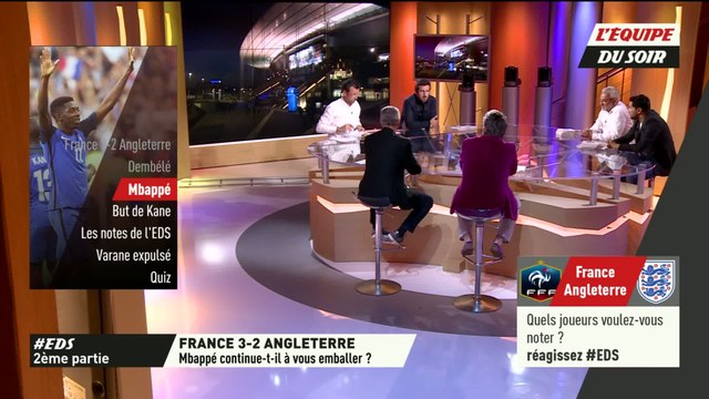 Foot - EDS - la chaîne L'Equipe : Mbappé continue-t-il de vous emballer ?