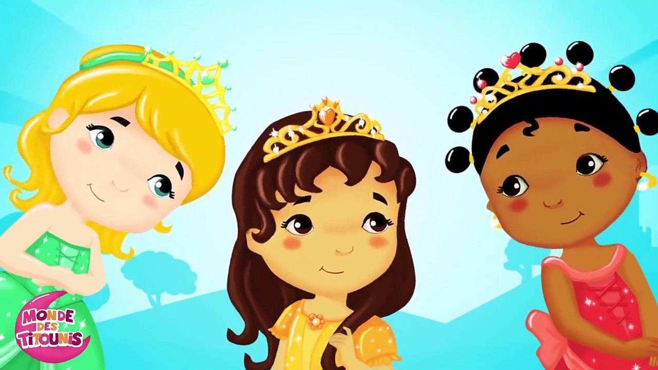 La famille des doigts - Comptines version Princesse - Titounis - Finger Family Rhyme in Fr