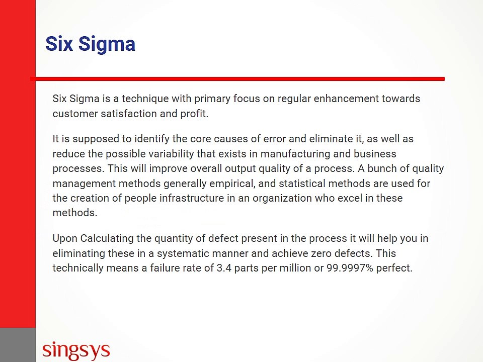 Six Sigma: Practice Quality to Boost Business Output
