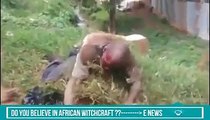 Bewitched man made to eat grasses after he was caught with another man's wife