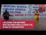 Tormenta tropical Beatriz deja en Oaxaca muertos y daños materiales